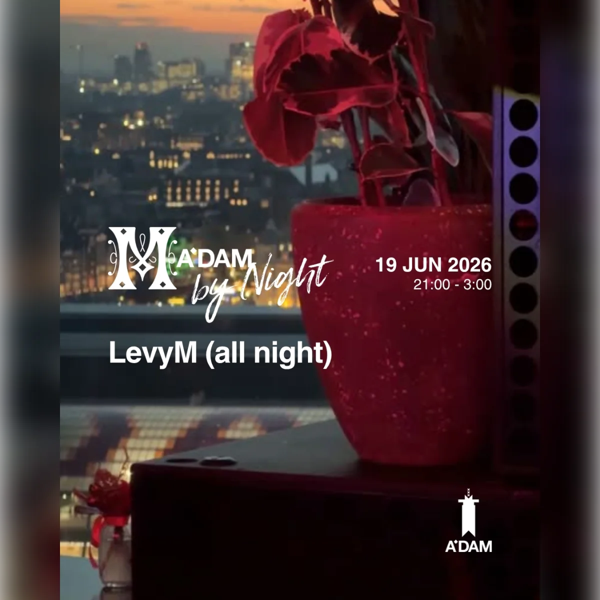 Madam by Night invites: Ópalo presents: LevyM (all night)