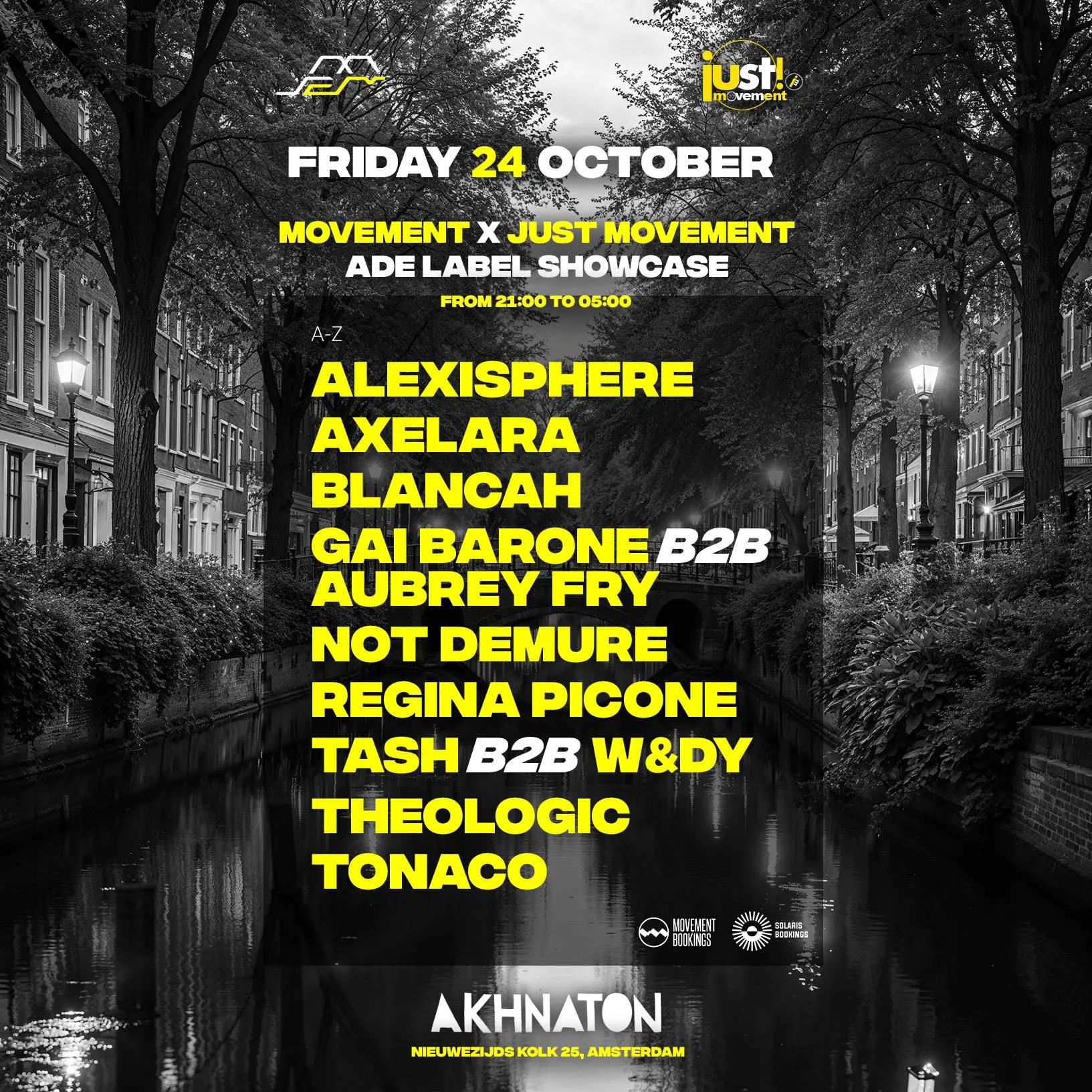 Movement x Just Movement ADE Showcase