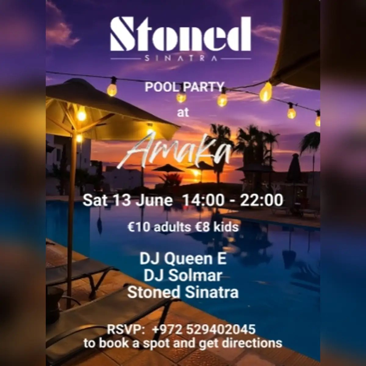 Stoned Sinatra's Pool Party