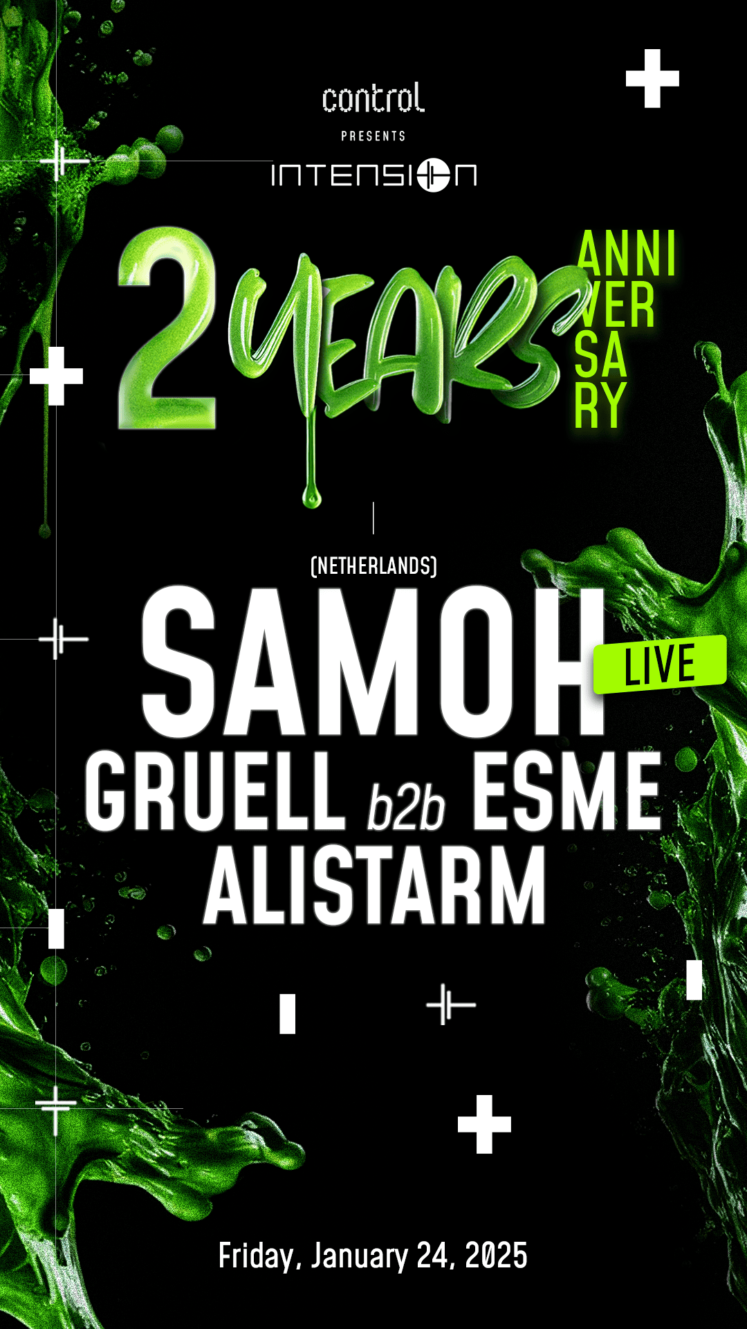 ctrl Nights: inTension 2 years anniversary with SAMOH, Gruell, ALISTARM, ESME