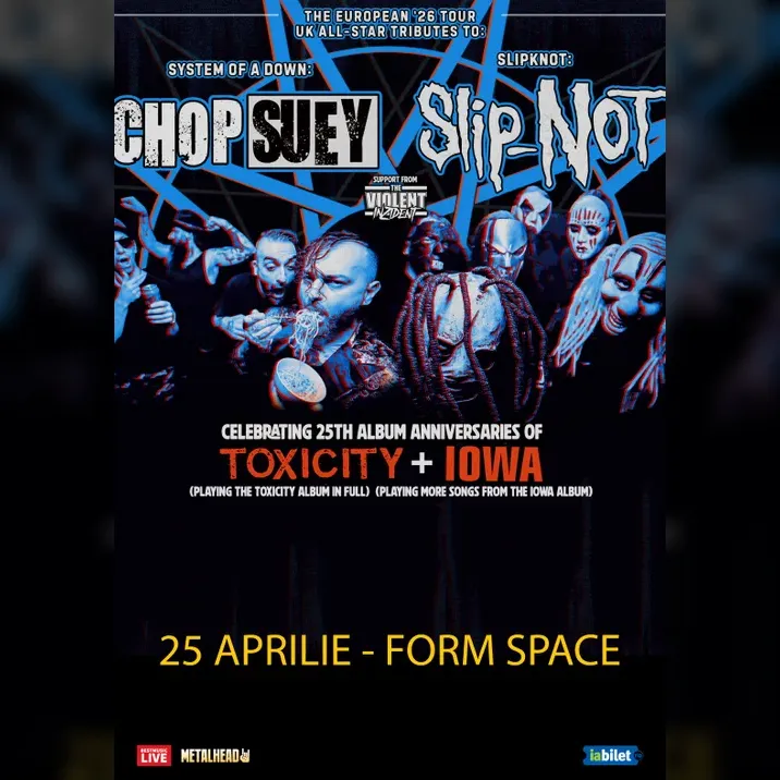 Forever NU!: Tribute Festival Tour cu Slip-Not, si Chop Suey + Violent Inzident