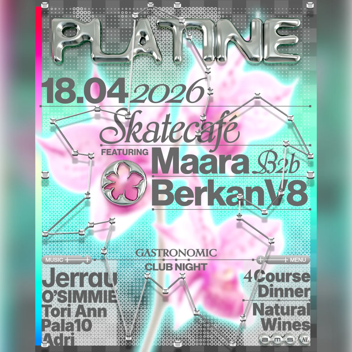 PLATINE presents: Maara B2B Berkan V8, Jerrau, O'SIMMIE, TORI ANN, PALA10, Adri