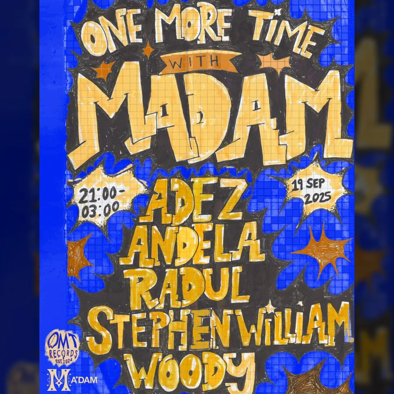 Madam by Night invites: OMT Records