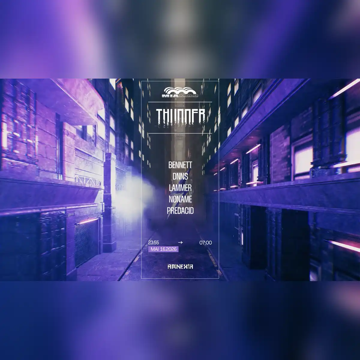 THUNDER: BENNETT, LAMMER, PREDACID & MORE