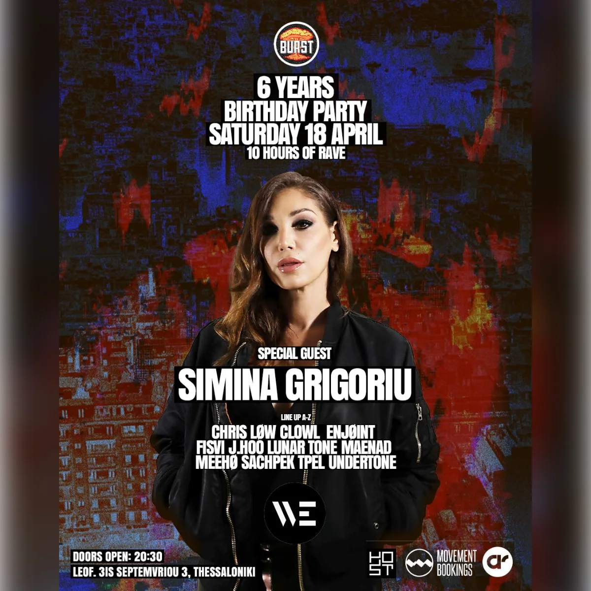 BURST 6 YEARS BIRTHDAY PARTY