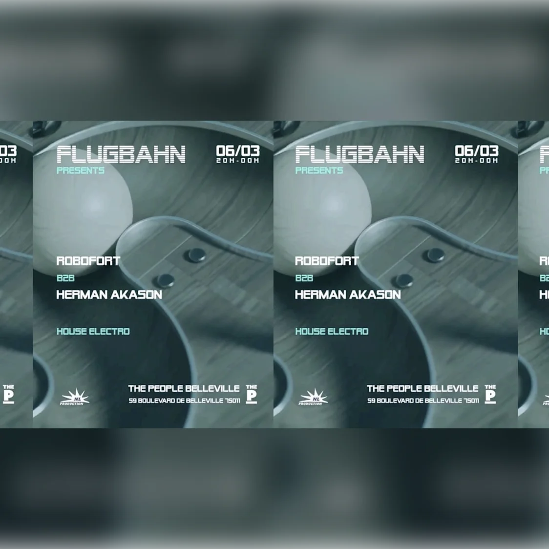 Flugbahn Presents Herman Akason & Robofort