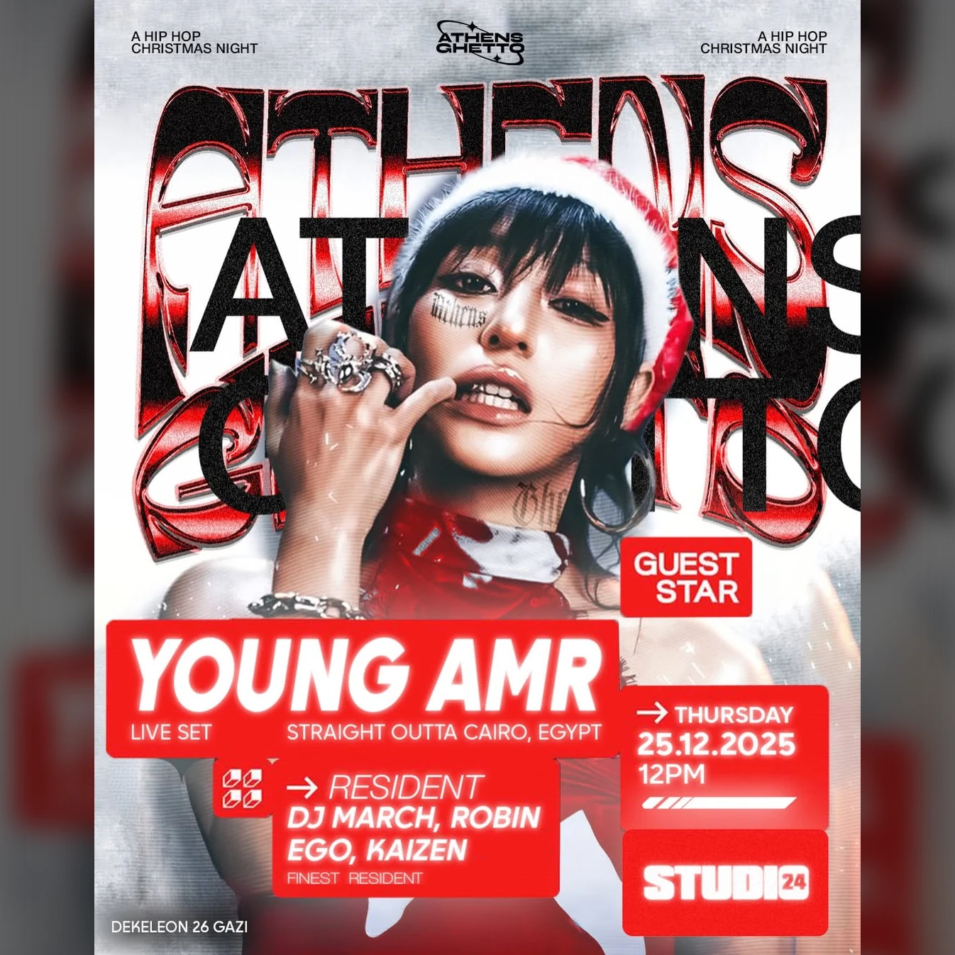 ATHENS GHETTO — A Hip-Hop Christmas Night