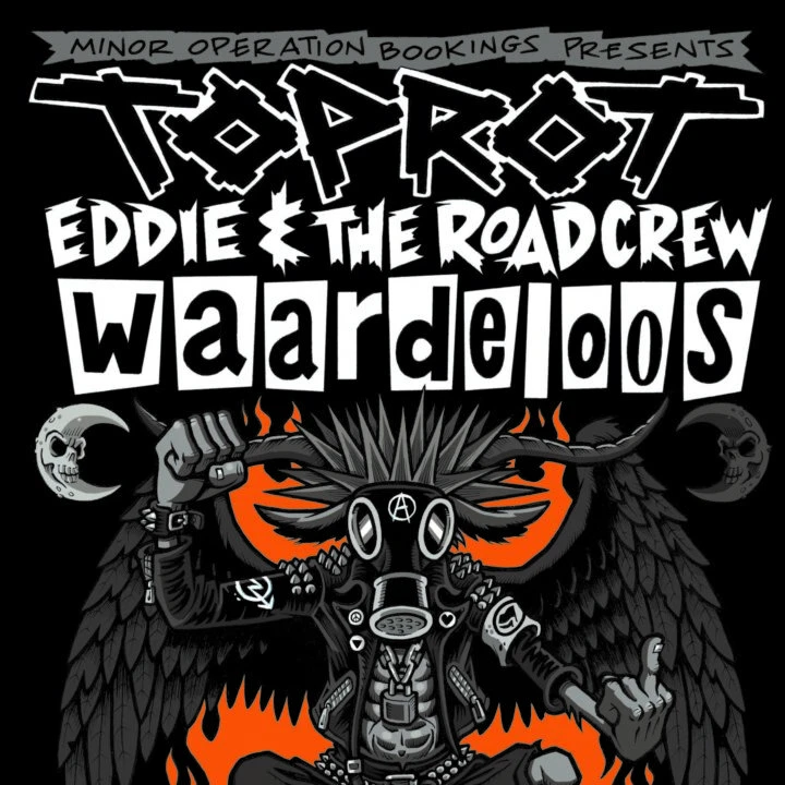 M.O.B. presents: Toprot + Eddie & The Roadcrew + Waardeloos