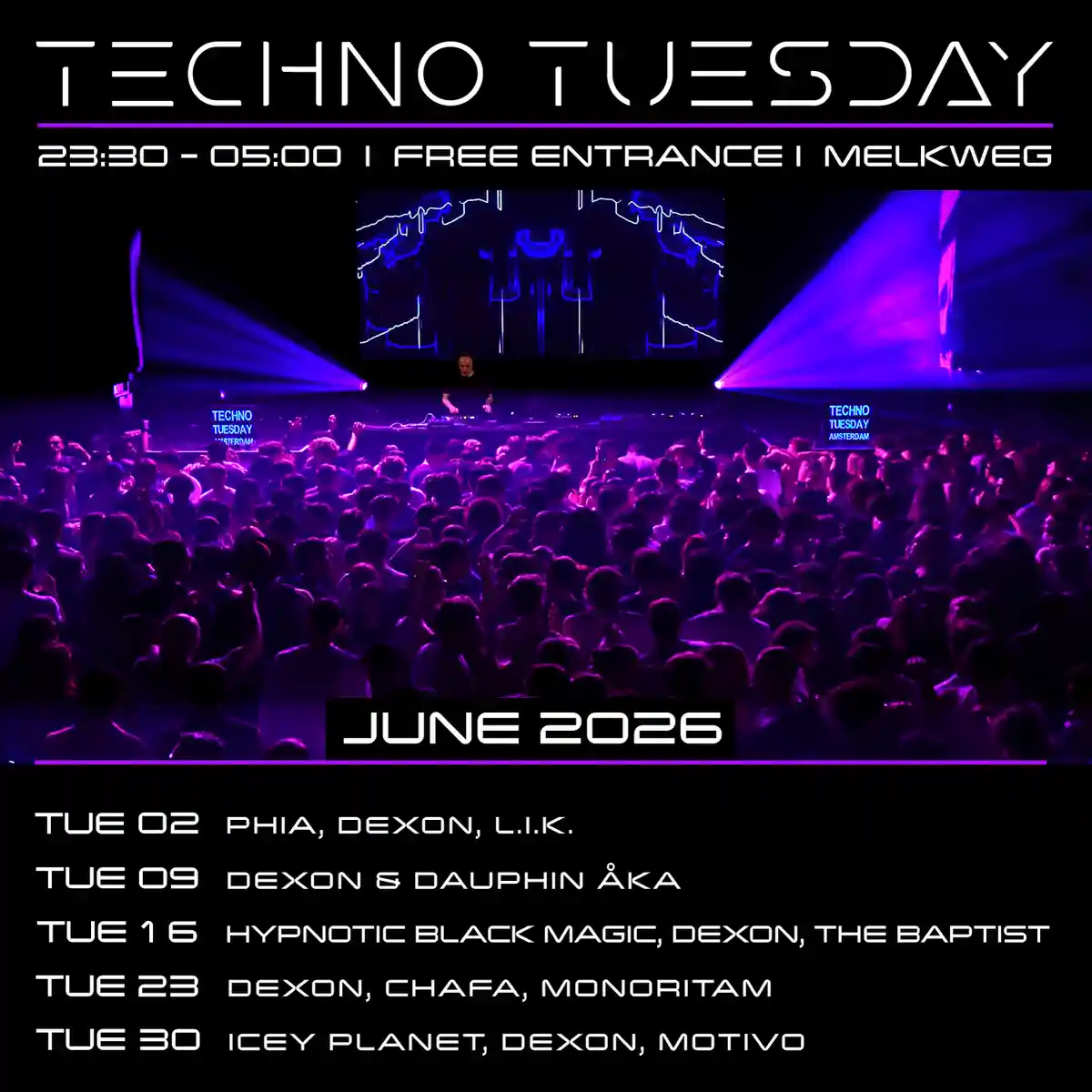 Techno Tuesday Amsterdam