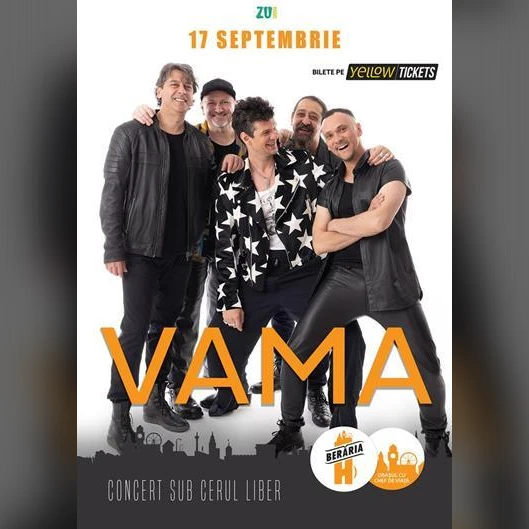 VAMA - Concert sub cerul liber | București - Berăria H (terasă)