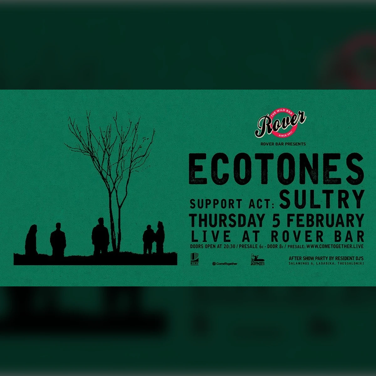 ECOTONES Live at Rover Special Guests: SULTRY