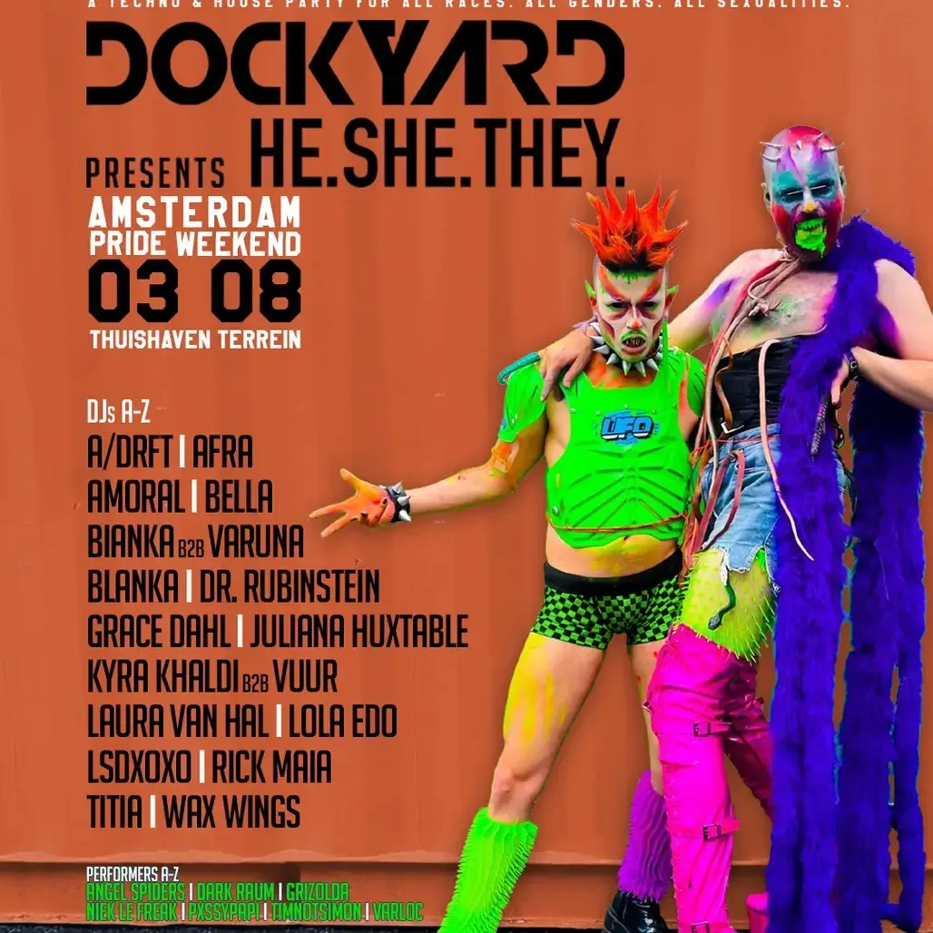Dockyard presents HE. SHE. THEY