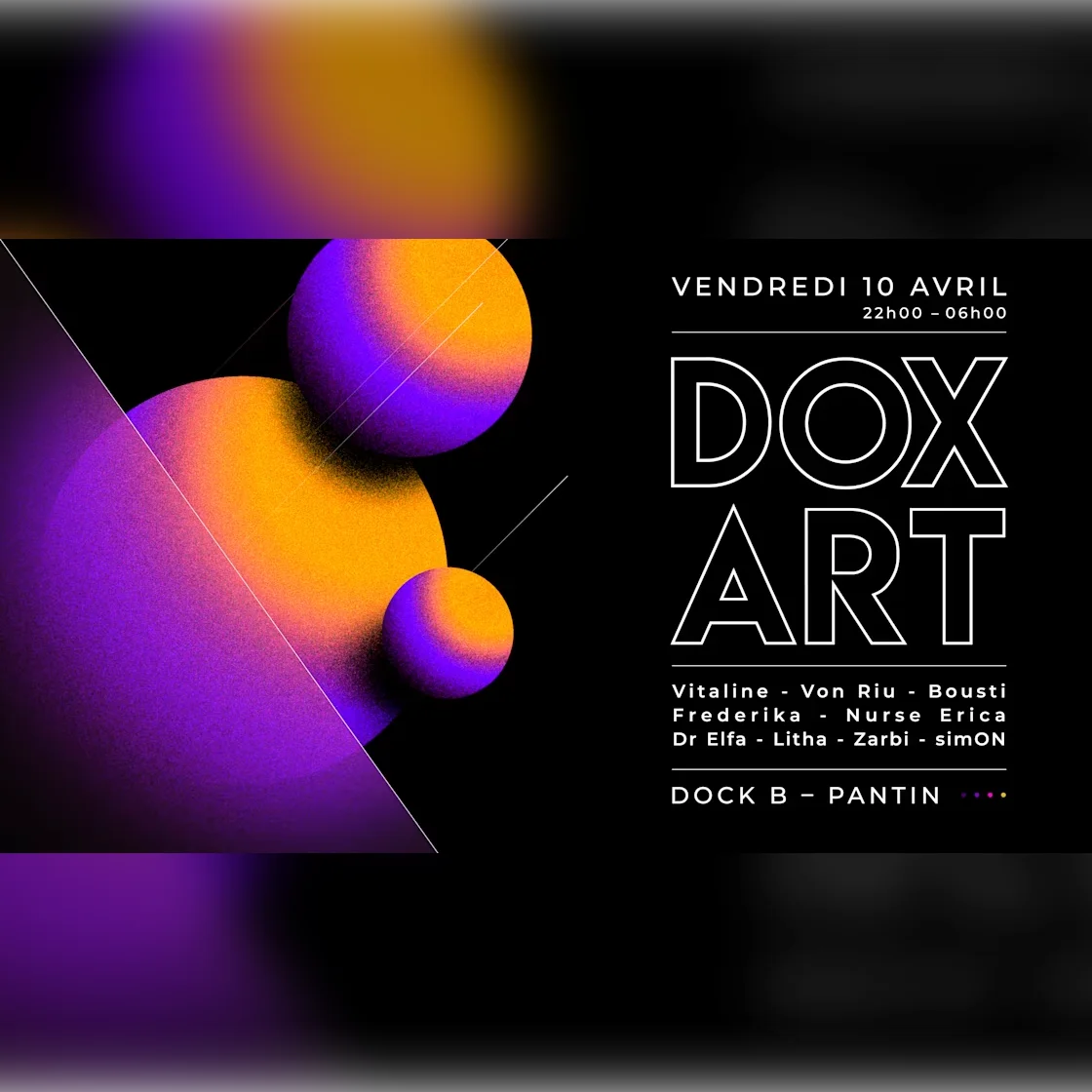 Soirée Dox'art Au Dock B, Pantin