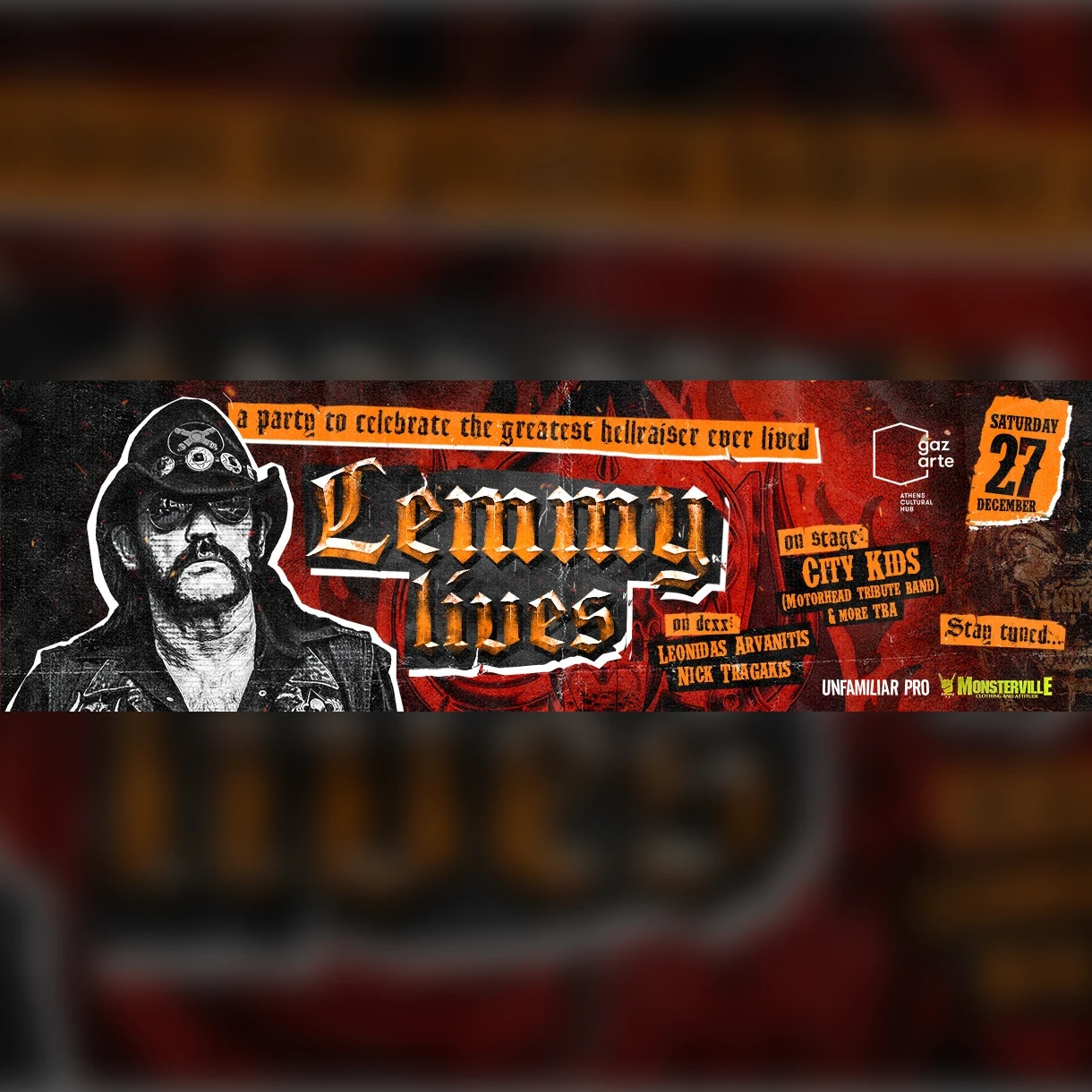 LEMMY LIVES - TRIBUTE LIVE + PARTY