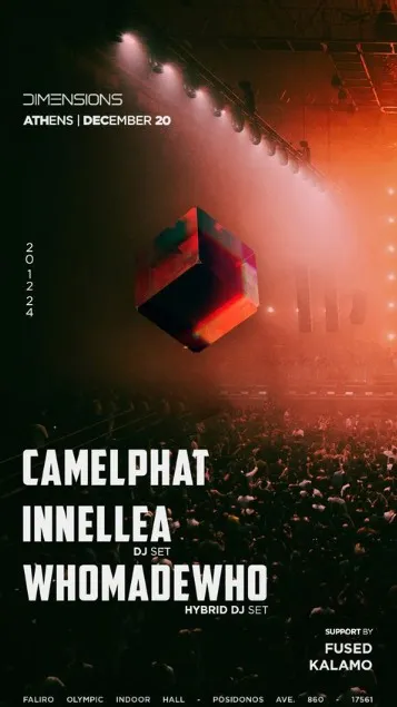Dimensions | CAMELPHAT - INNELLEA - WHOMADEWHO