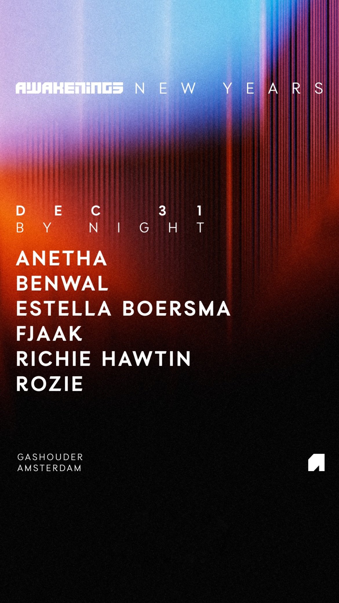 AWAKENINGS NEW YEARS | DECEMBER 31 BY NIGHT