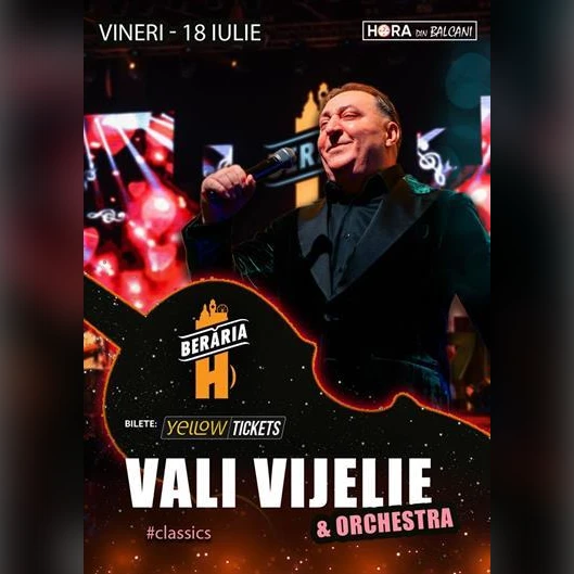 Vali Vijelie și formația în concert