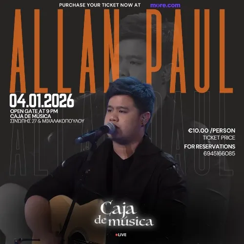 Allan Paul στο Caja de Música
