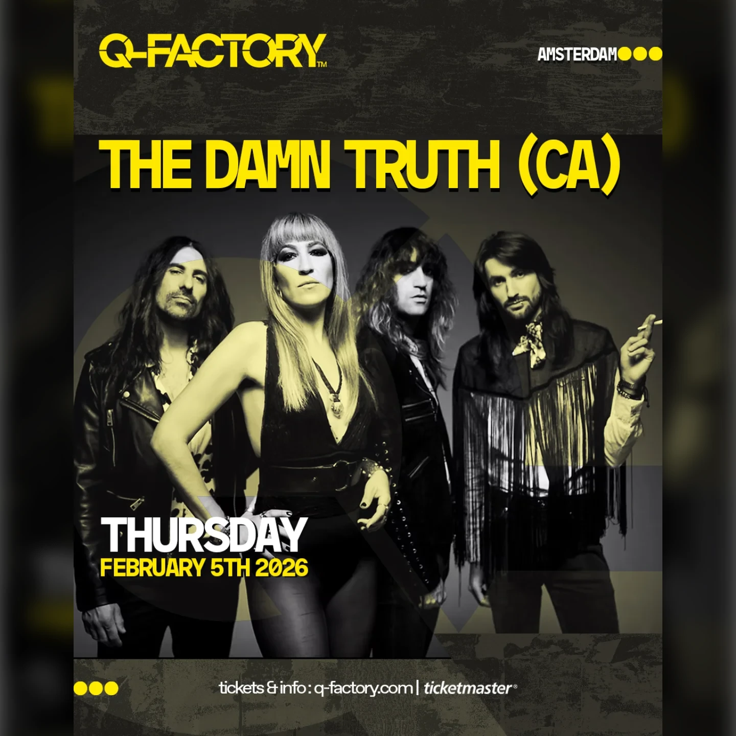 The Damn Truth  + support Blacksilver