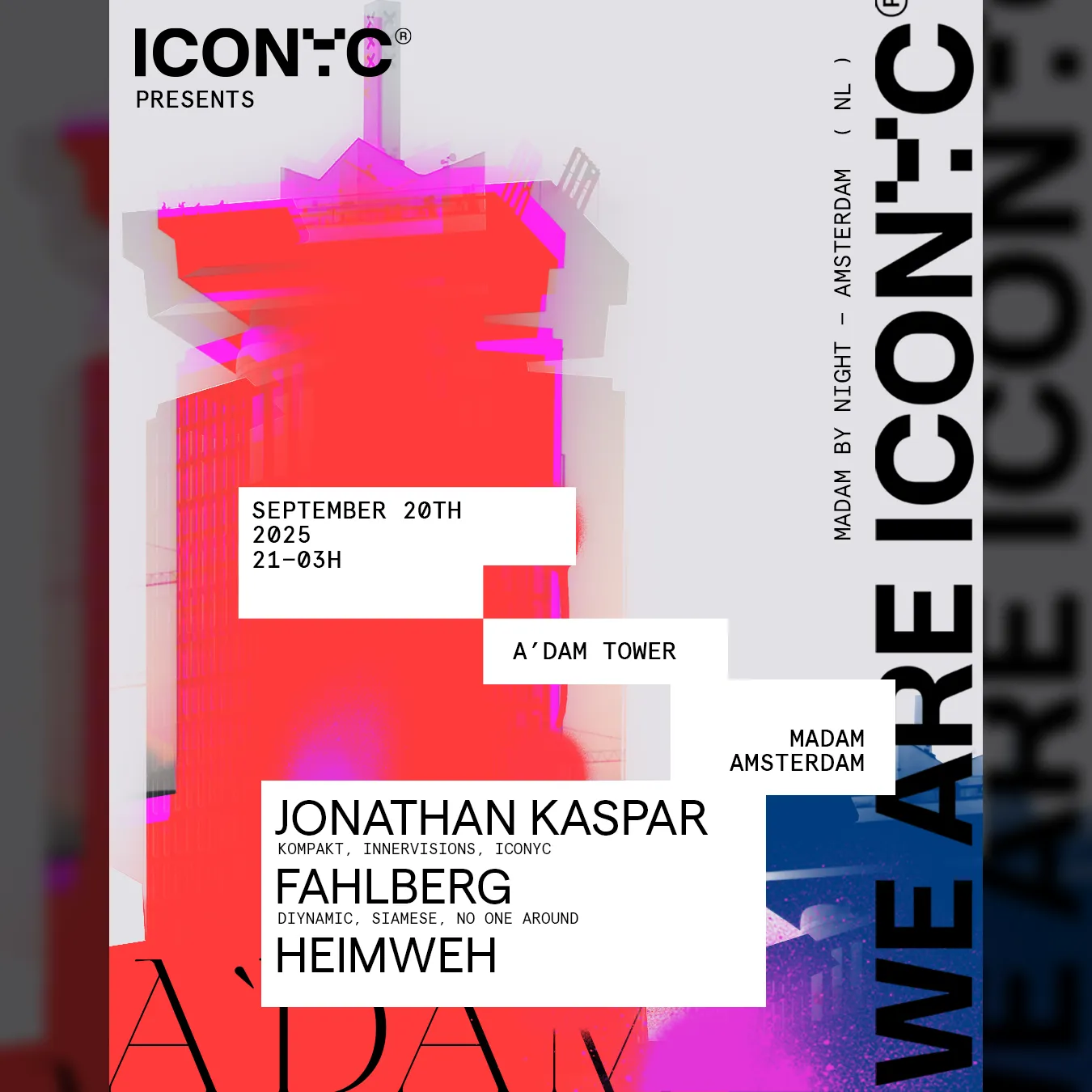 Madam by Night invites: WE ARE ICONYC