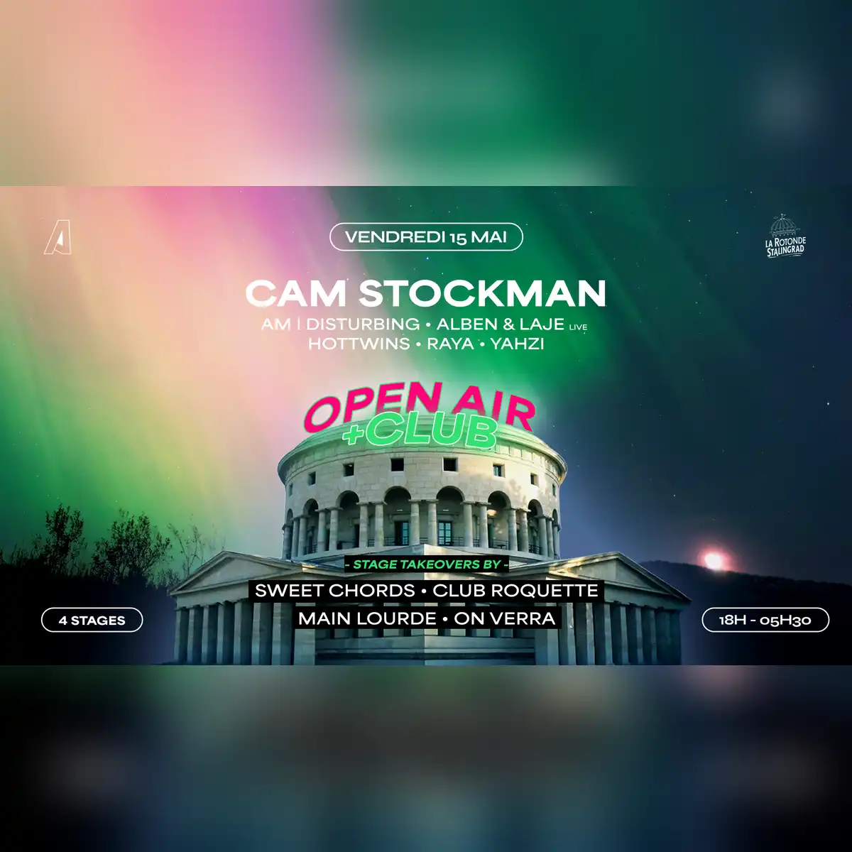 Aurora Open Air + Club XXL: Cam Stockman