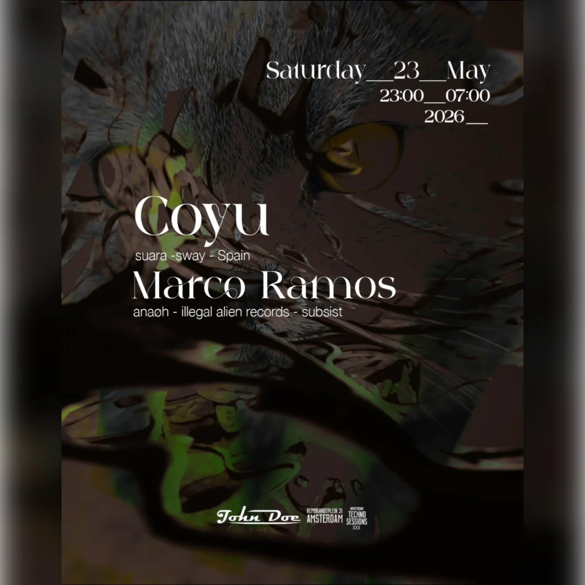 Techno Sessions Saturday 