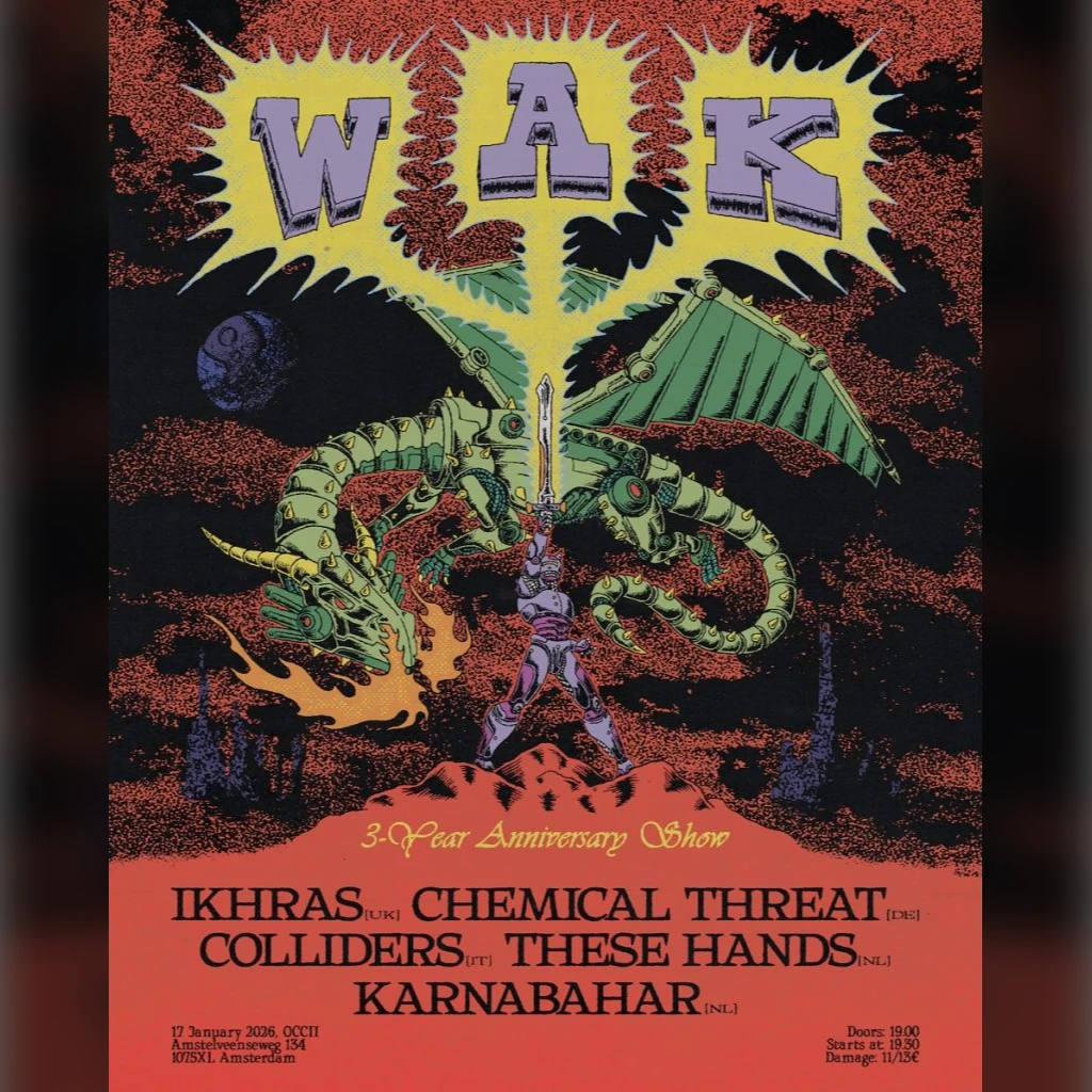 IKHRAS (UK) + CHEMICAL THREAT (DE) + COLLIDERS (IT) + THESE HANDS + KARNABAHAR