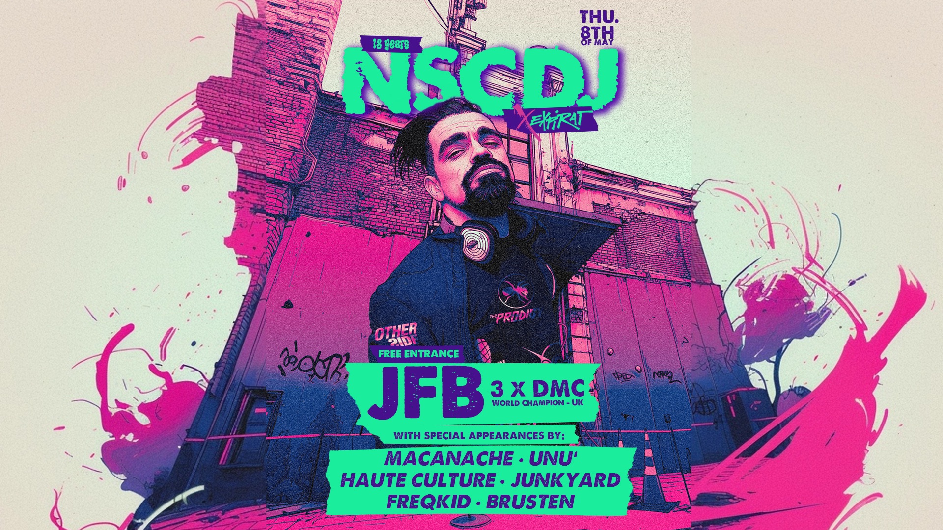 NSCDJ x EXPIRAT 18 YEARS