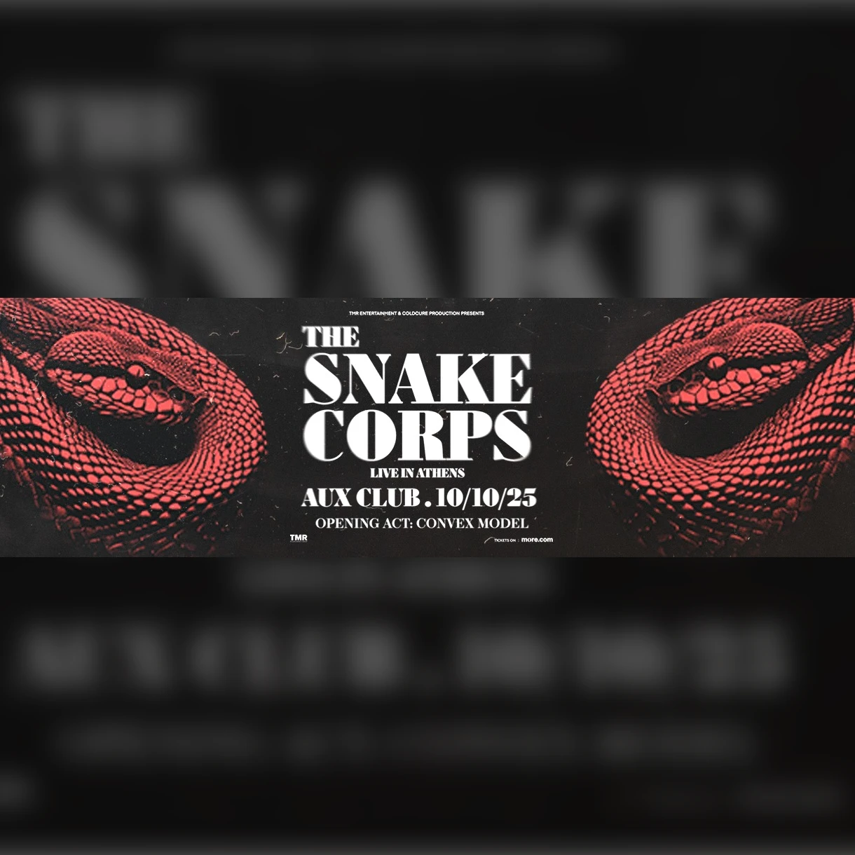 THE SNAKE CORPS (UK) LIVE IN ATHENS - OPENING ACT CONVEX MODEL (GR)