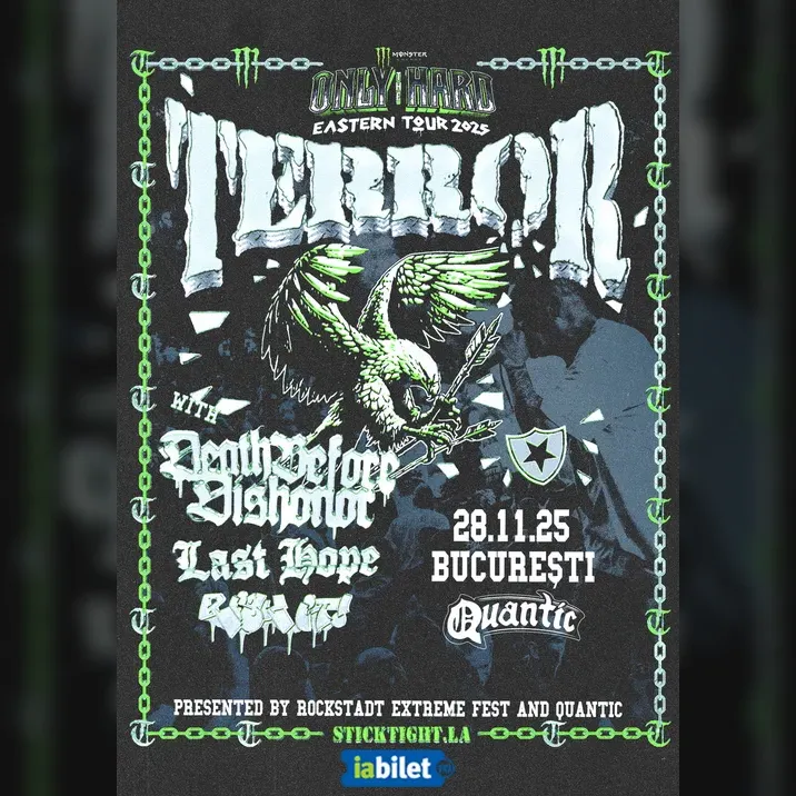 TERROR, LAST HOPE, DEATH BEFORE DISHONOR, RISK IT 