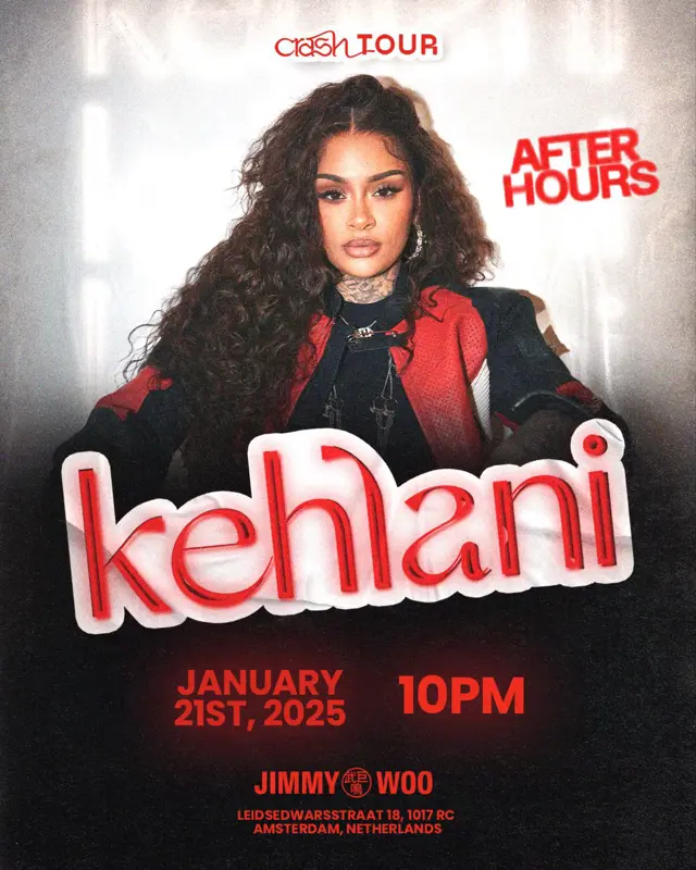 KEHLANI CRASH TOUR AFTER HOURS AMSTERDAM
