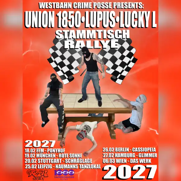 Stammtisch Rallye: Union 1850 & Lupus & Lucky L
