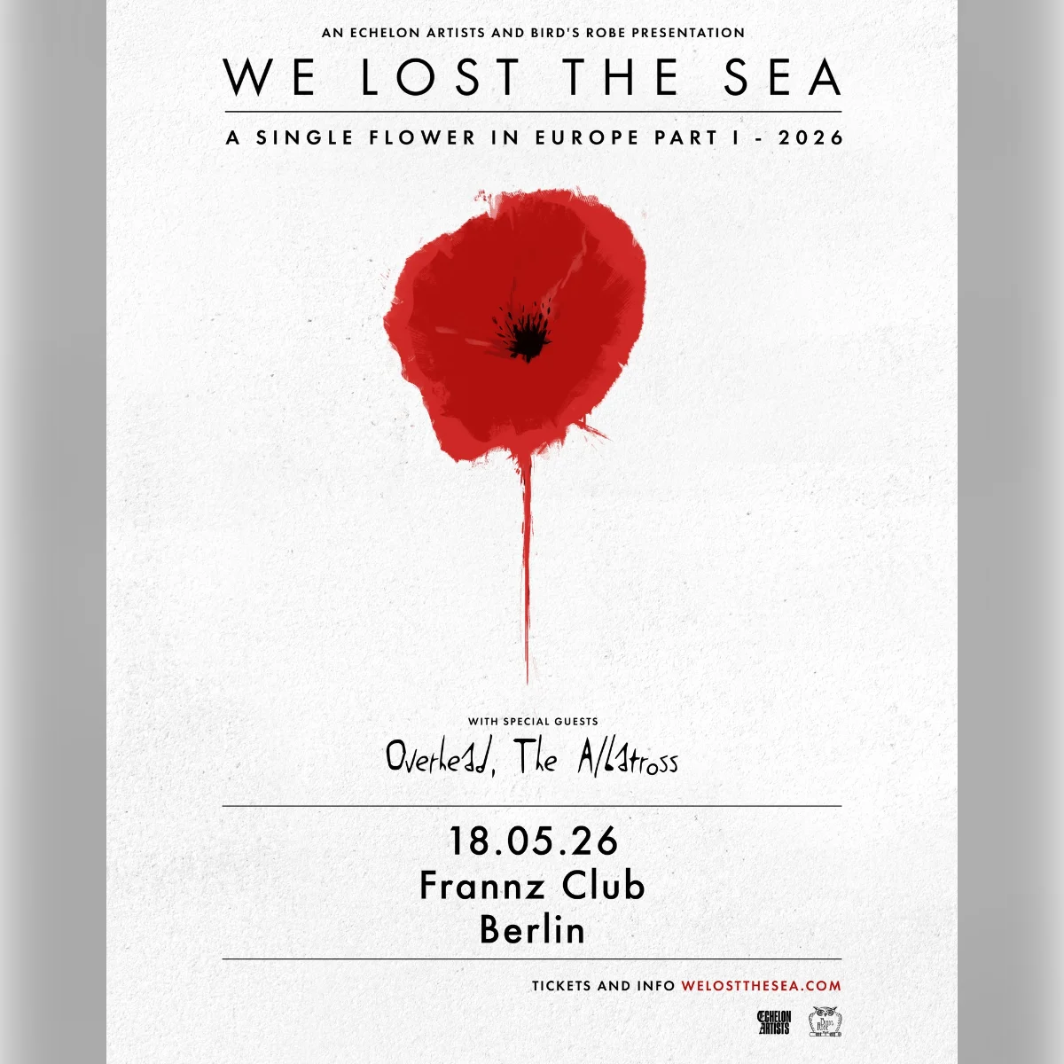 We Lost The Sea 2026 (+ Overhead, The Albatross)