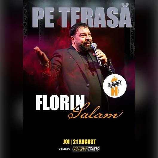 Florin Salam și trupa în concert // Prima dată pe terasă