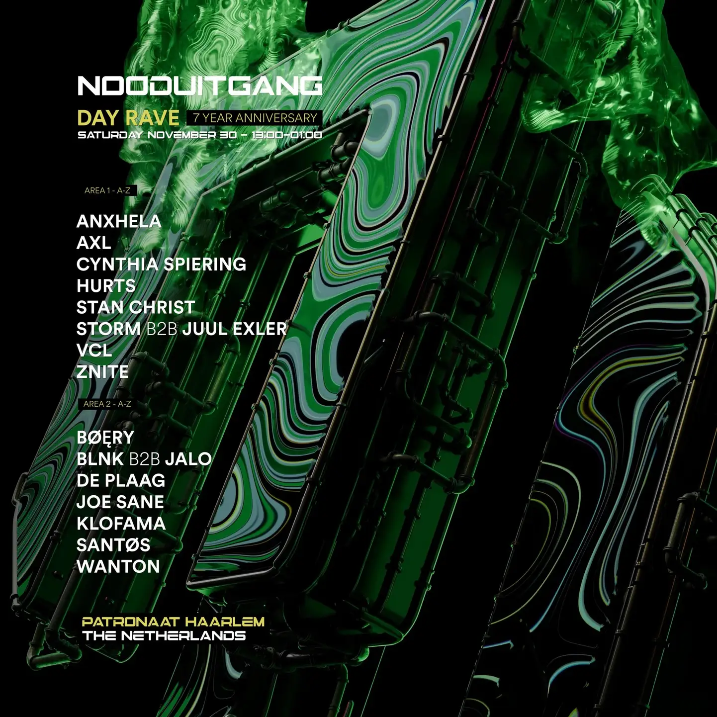 Nooduitgang DAY RAVE - 7 YEARS ANNIVERSARY