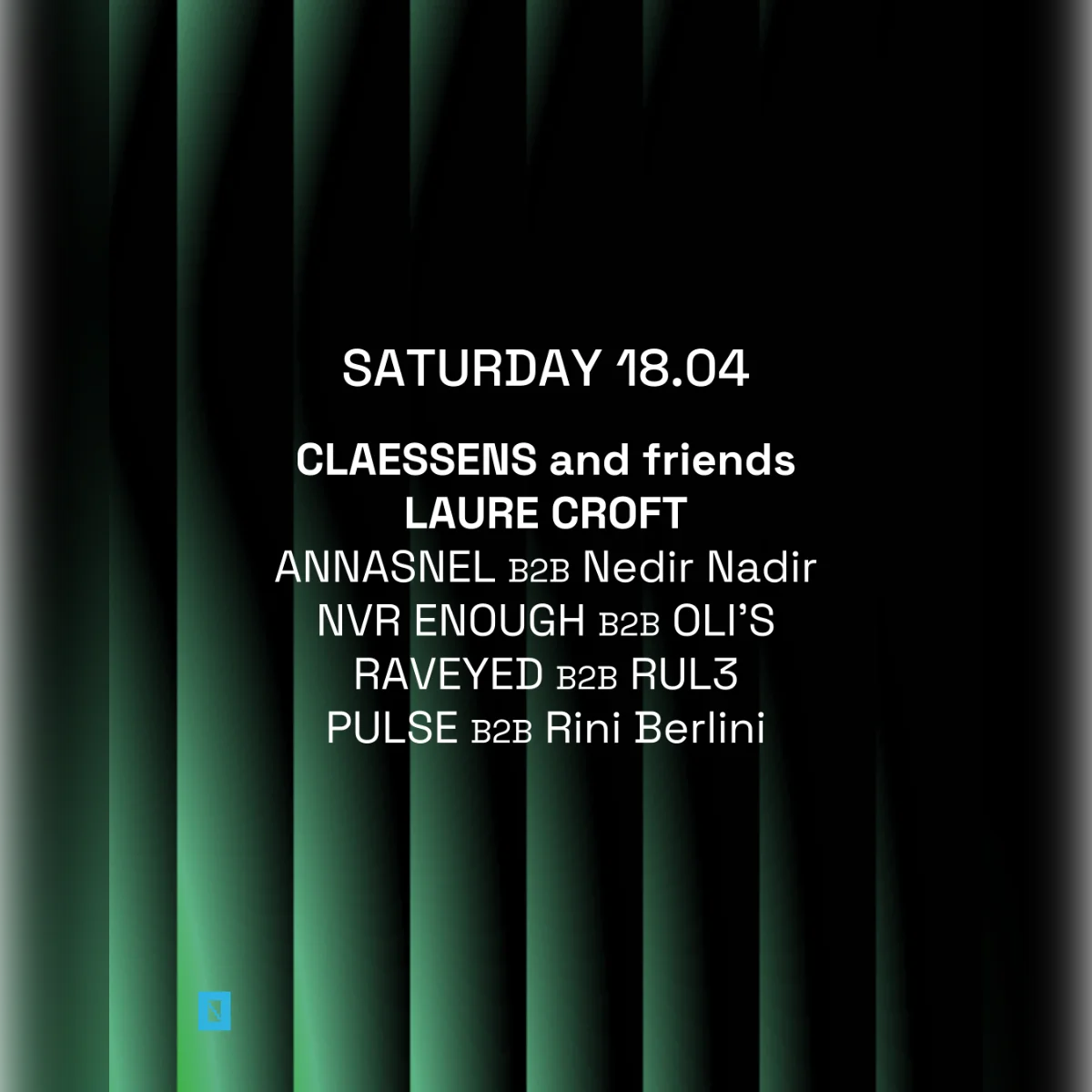 Toffler presents Claessens and friends