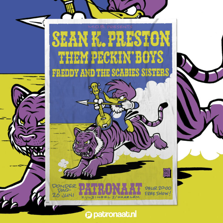 MOB presents: Sean K Preston + Them Peckin Boys + Freddy and the Scabies Sisters