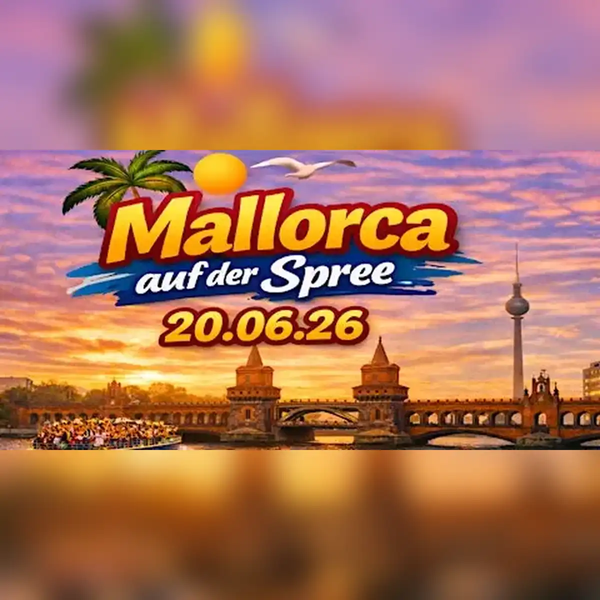 Mallorca auf der Spree / Party Bootstour