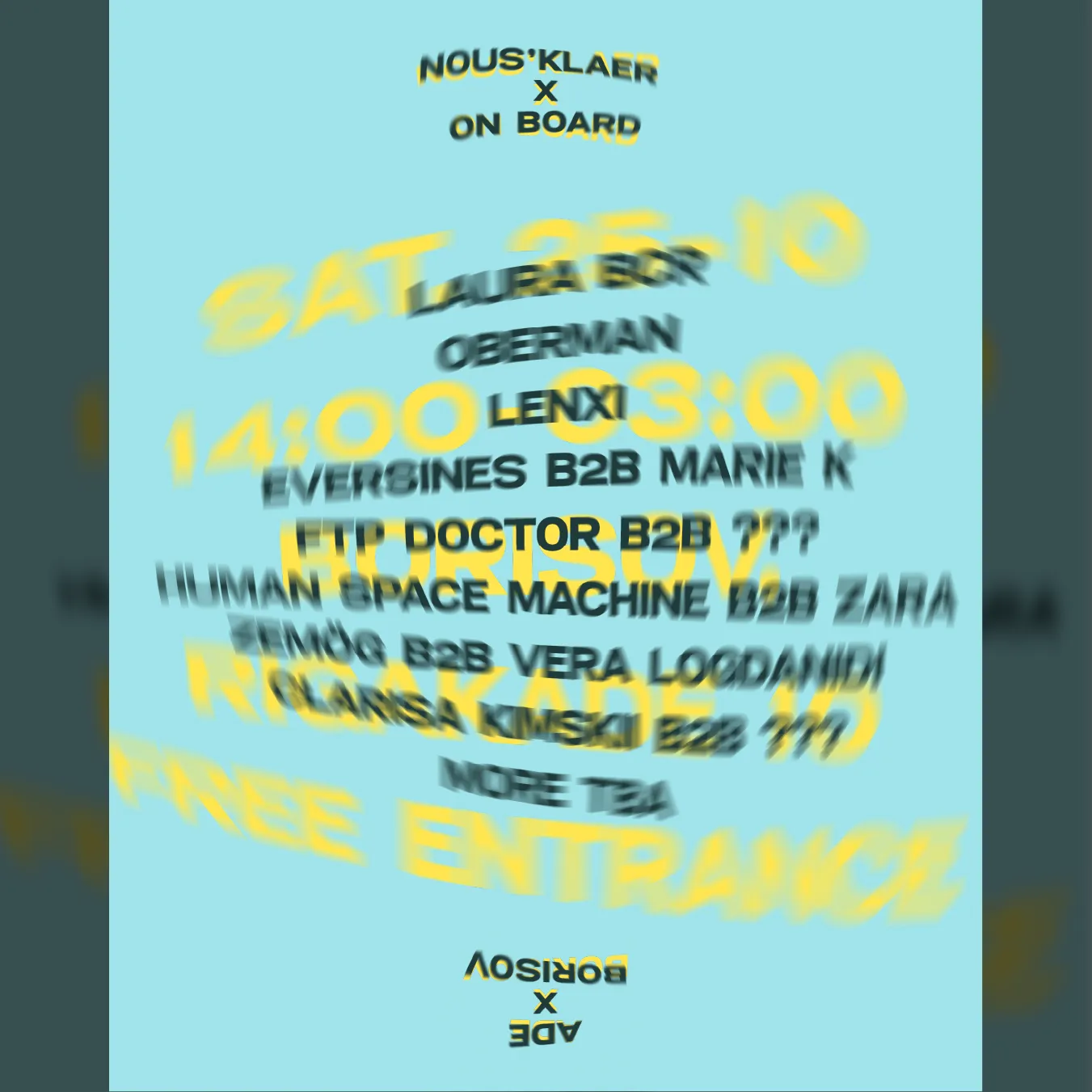 NOUS'KLAER X ON BOARD AT Borisov / ADE 2025