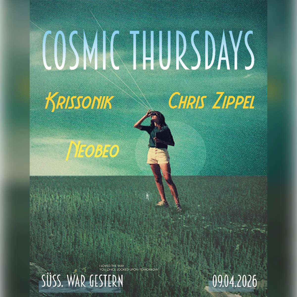 Cosmic Thursdays meets Krissonik & Chris Zippel 