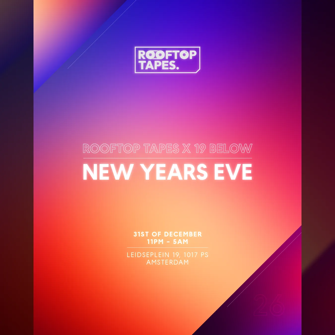 Rooftop Tapes x 19 Below