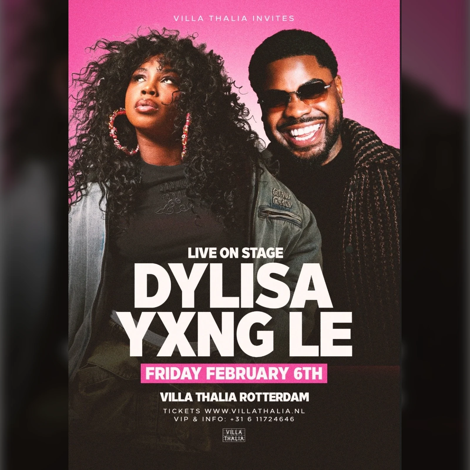 Dylisa and Yxng Le  live 