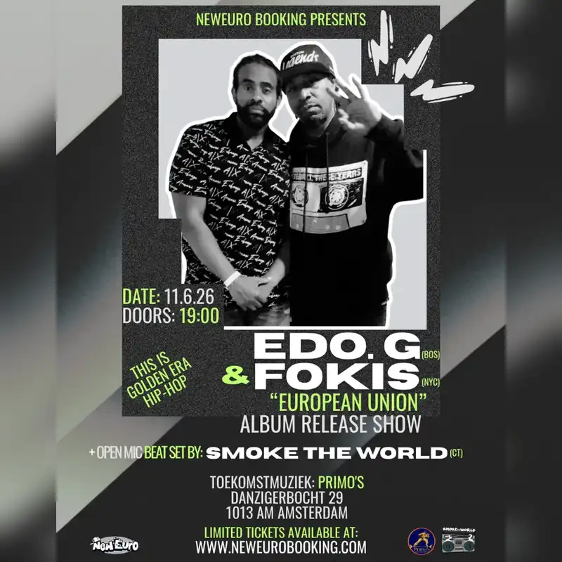 Edo. G & Fokis: European Union Album Release Show