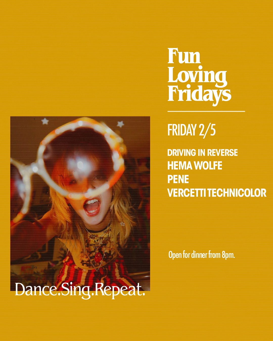 FUN LOVING FRIDAYS PRESENTS DRIVING IN REVERSE w/ HEMA WOLFE x PENE x VERCETTI TECHNICOLOR