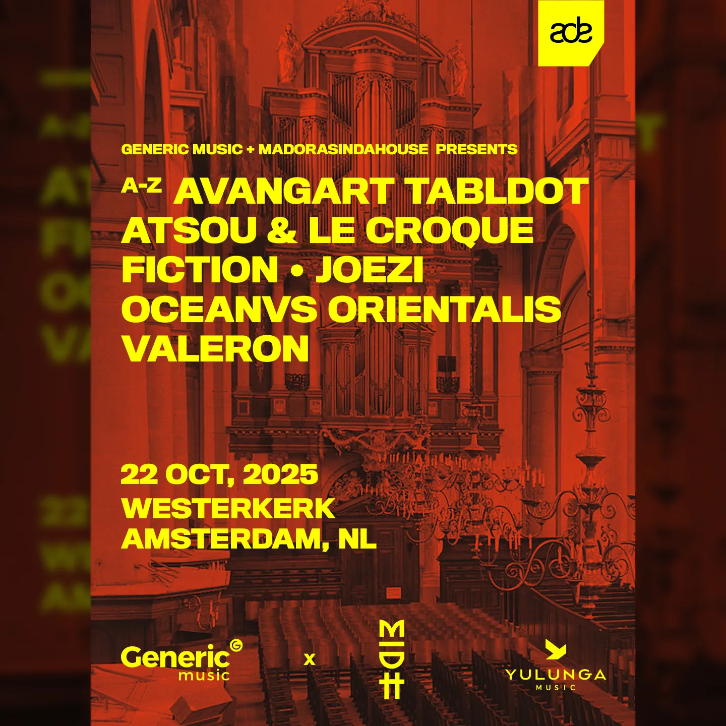 ADE: Generic Music x Madorasindahouse Presents