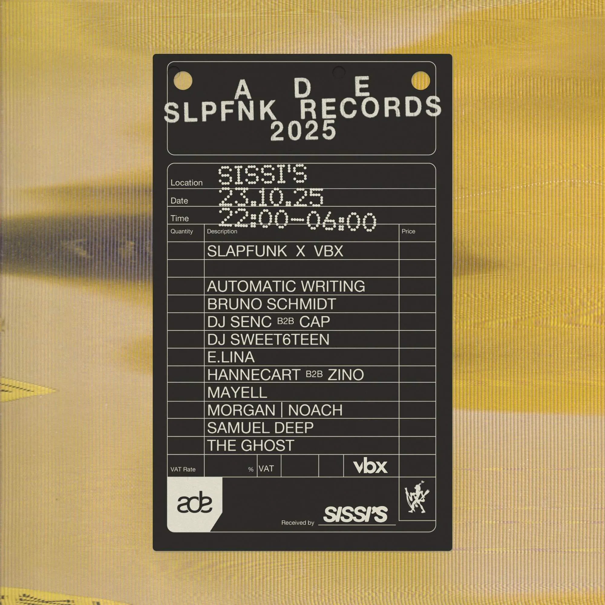 SlapFunk x VBX - ADE