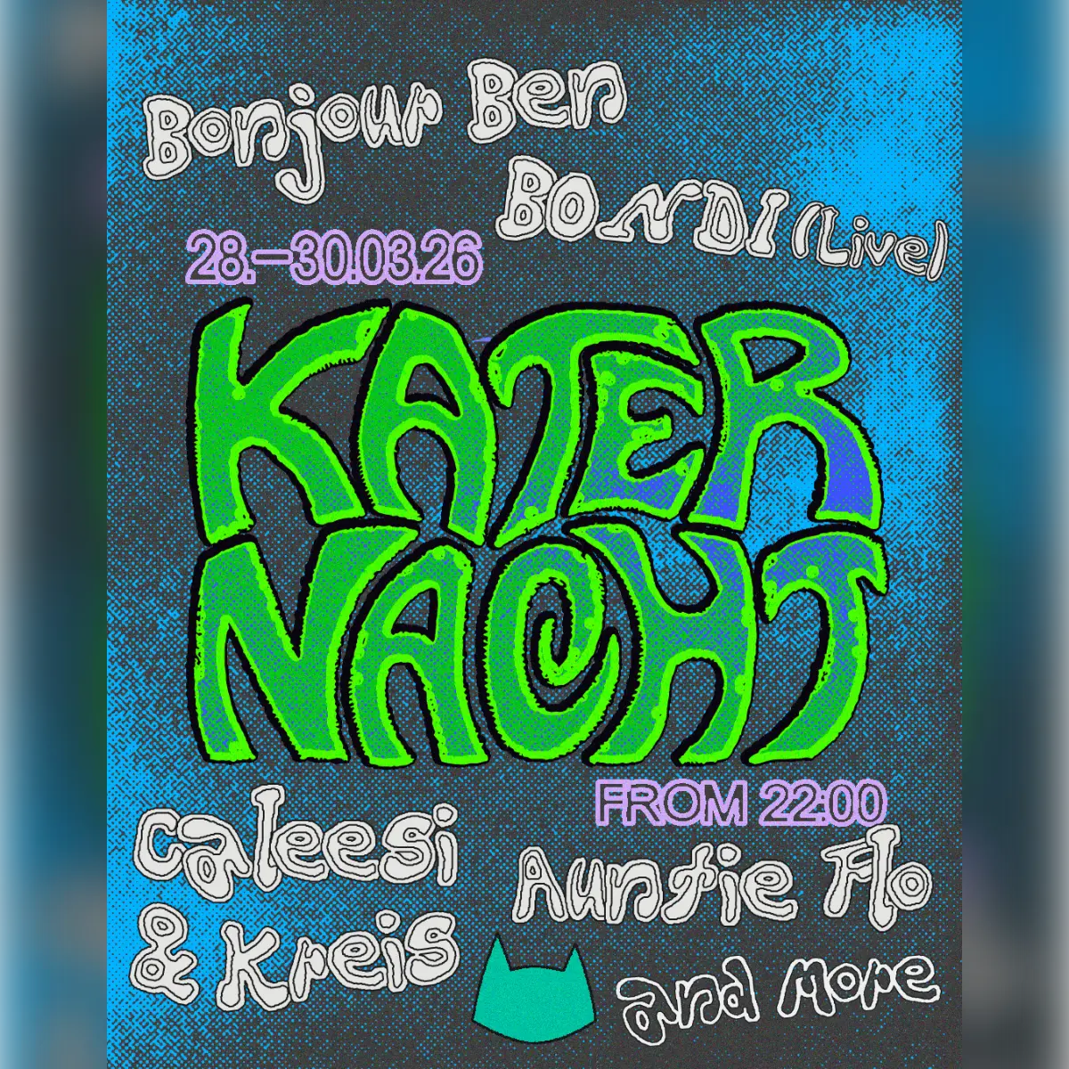 Katernacht with Auntie Flo, Caleesi & Kreis, BONDI (Live), Bonjour Ben