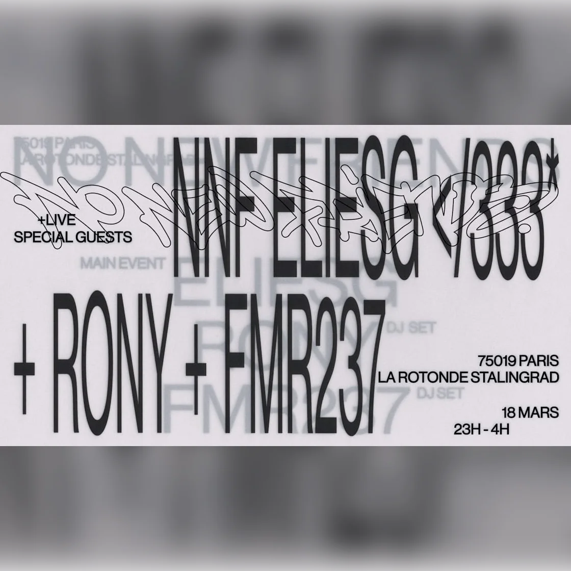 No New Friends : Eliesg · Rony · Fmr237