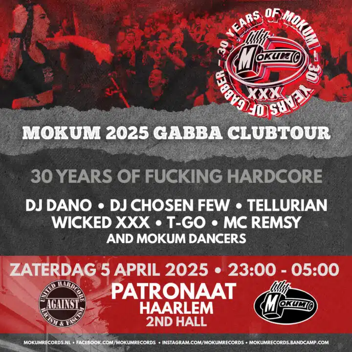 Mokum Records 2025 GABBA Club Tour