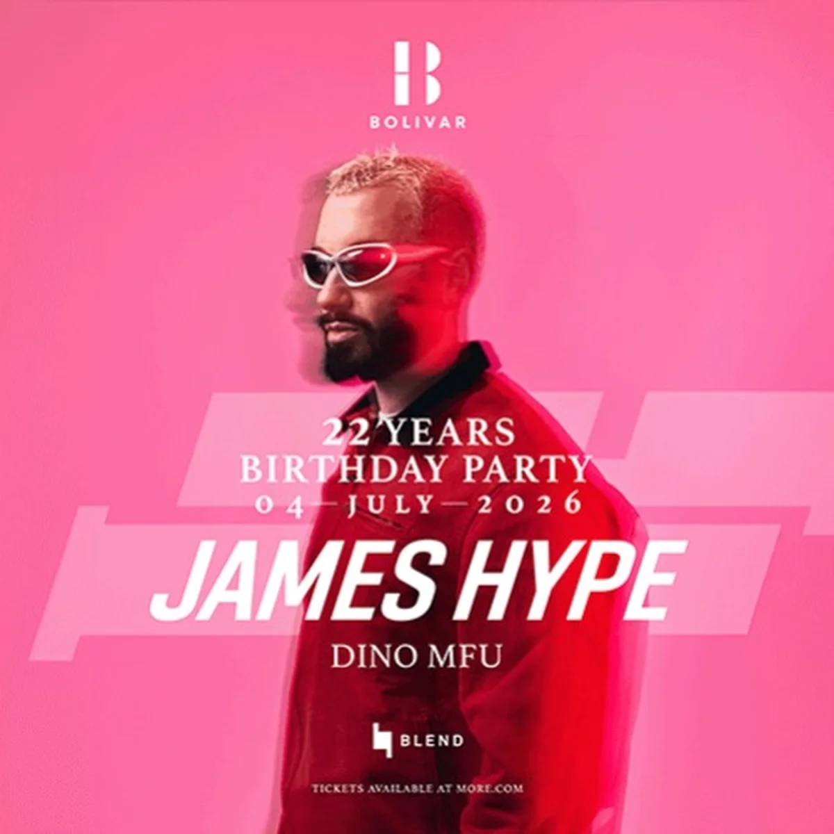 22 Years Bolivar Birthday Celebration: James Hype